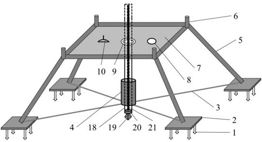 Long-term observation system and method for deformation and sliding of seabed soft clay induced by deep sea internal waves