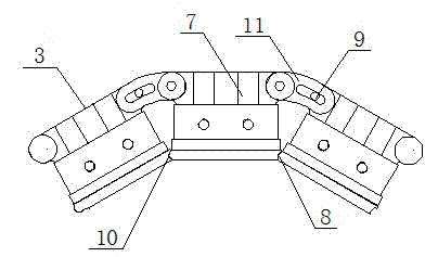 Method for changing perimeter of water-cooled die casting crystallizer and special cooling copper plate units