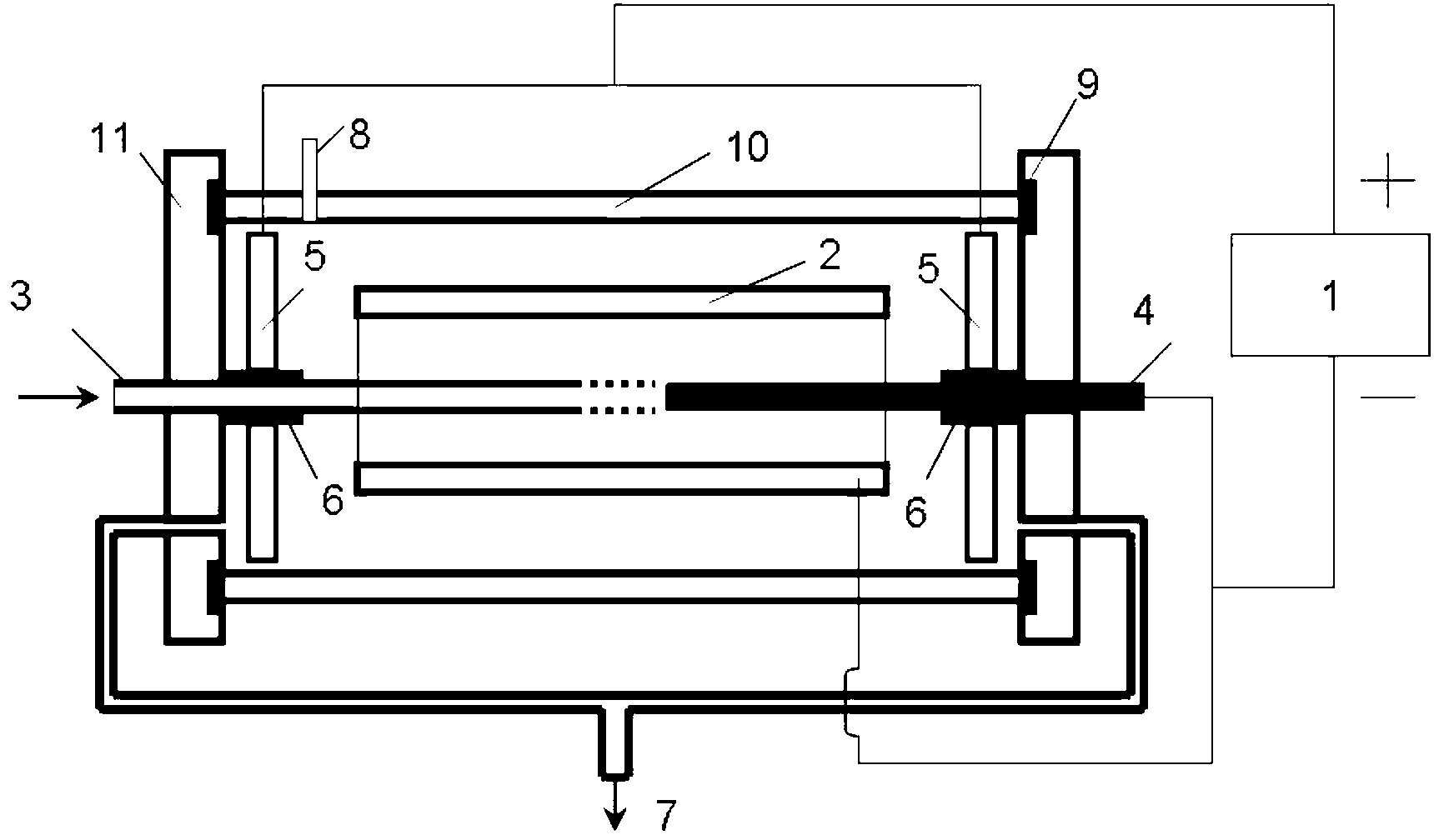 Metal inner surface modification device and method