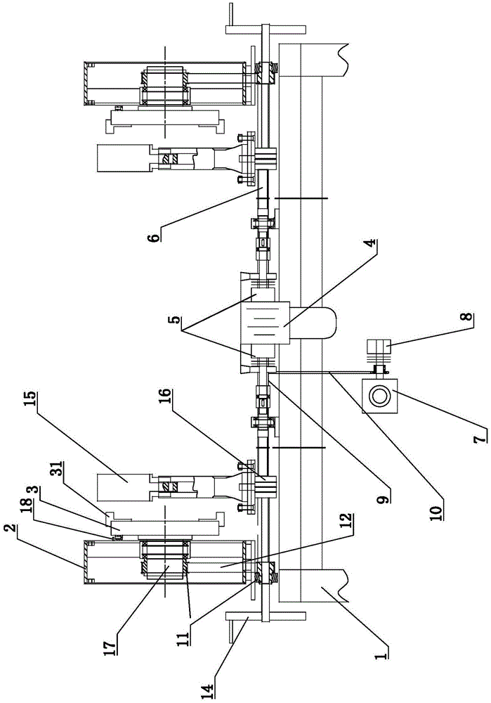 An automatic rotary net filling and stewing machine