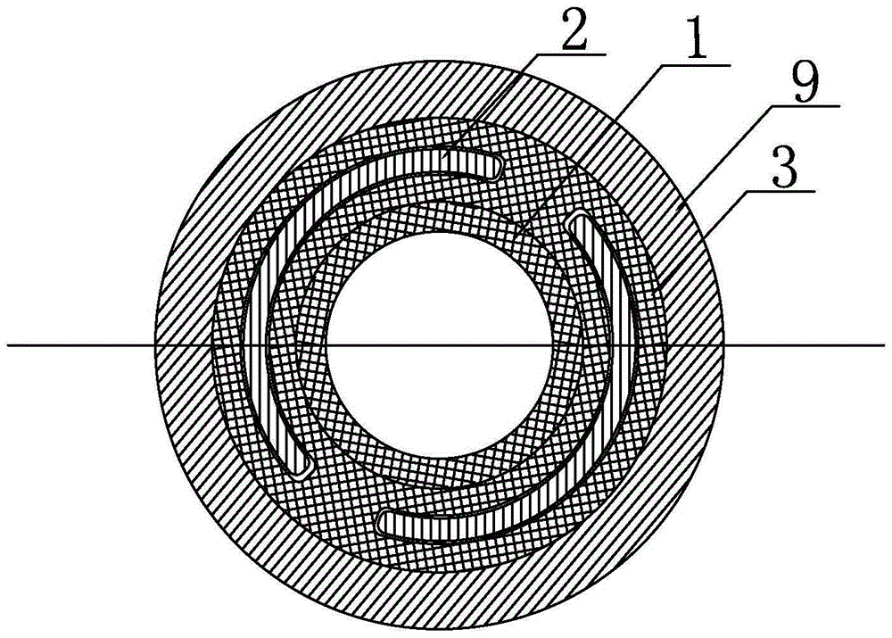 Device for quickly detecting radioactive rays in water