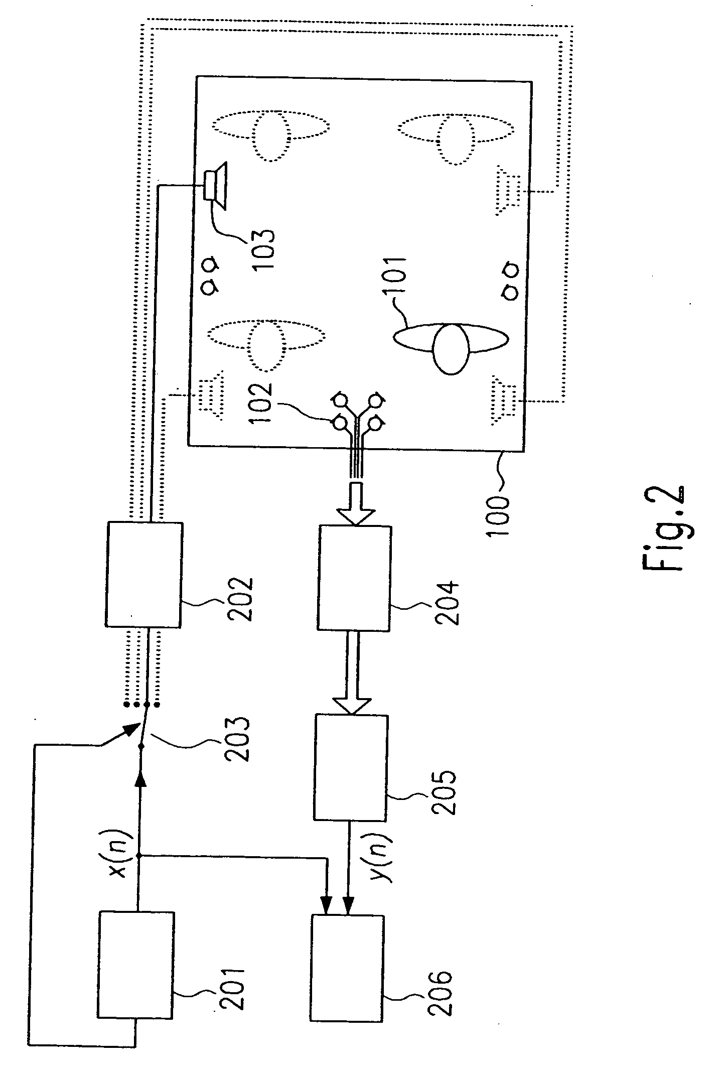 Indoor communication system for a vehicular cabin