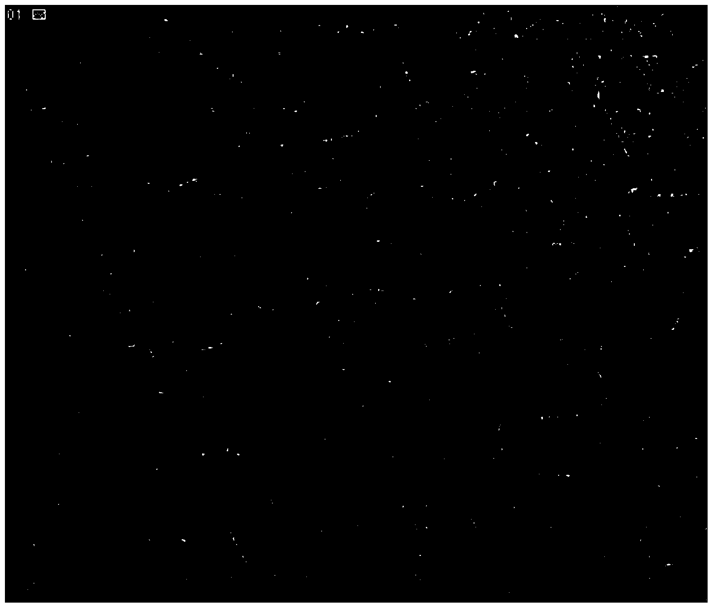 Distribution uniformity assessment method based on watershed algorithm and minimum spanning tree