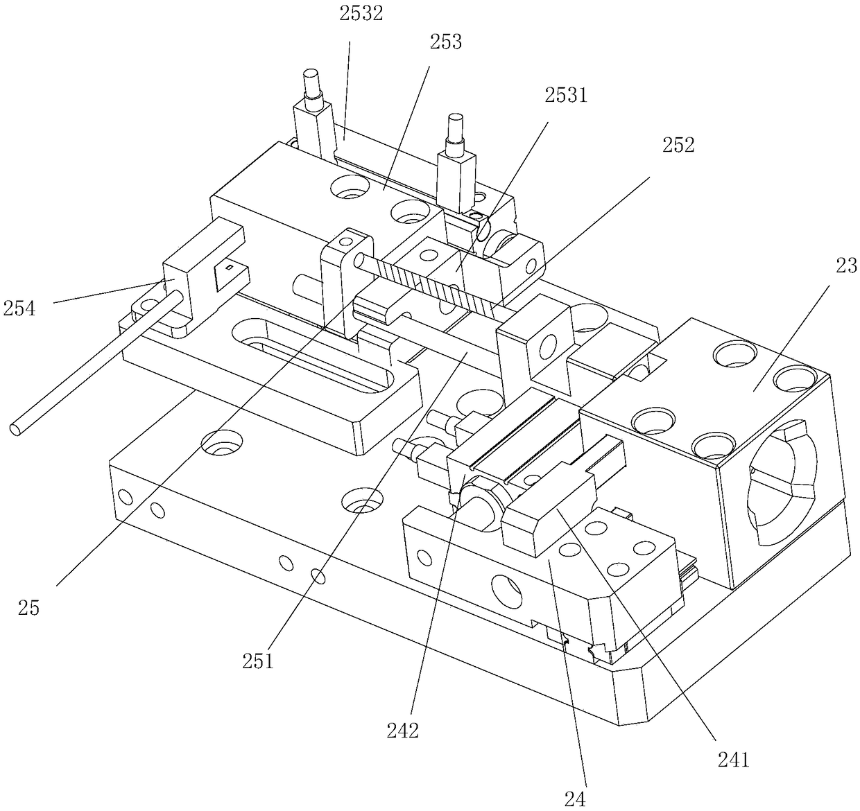 Automatic lock nut machine