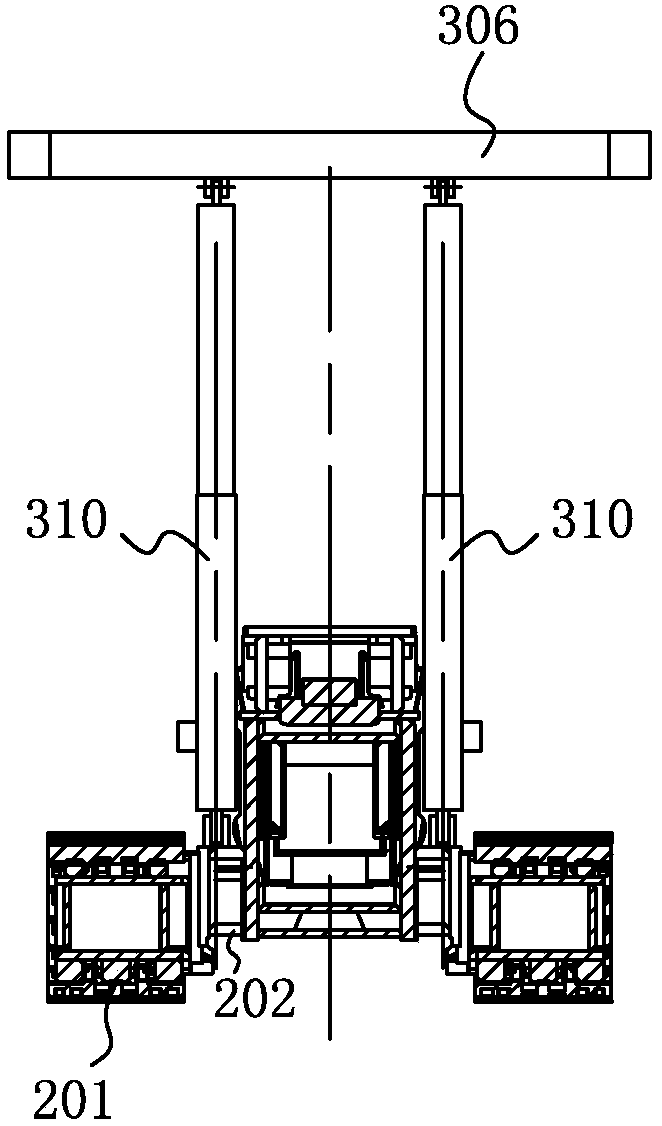 Cantilever type digging and protecting integrated machine