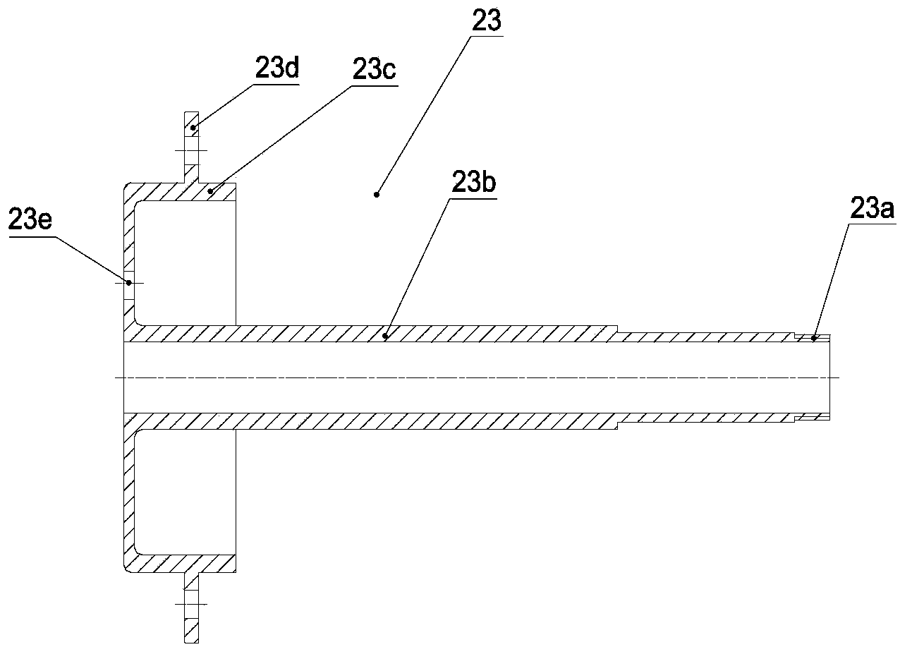 Pitching assembly of radar scanner for detecting foreign matters on runways