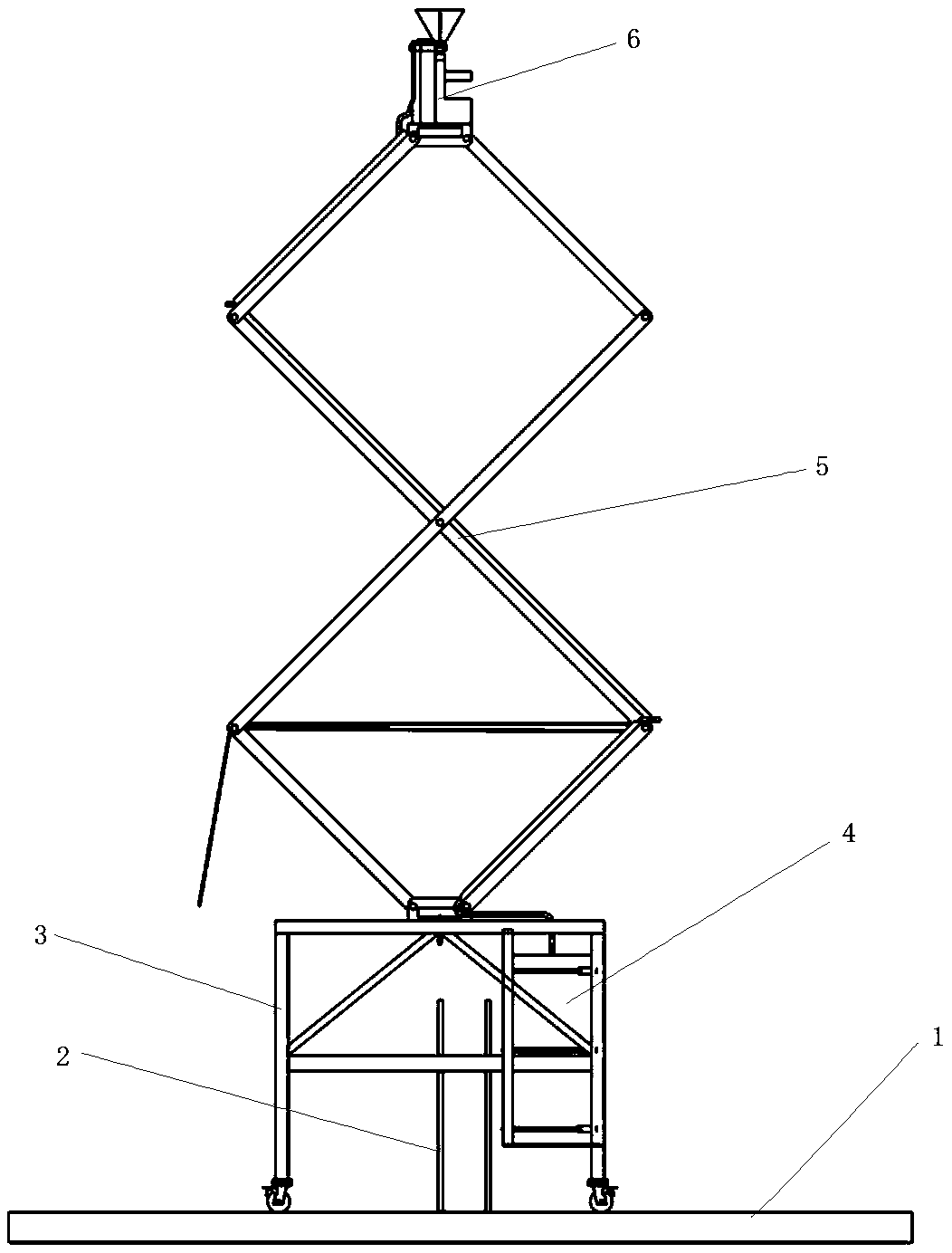 Vertical bar planting accurate positioning and drilling device and construction method thereof