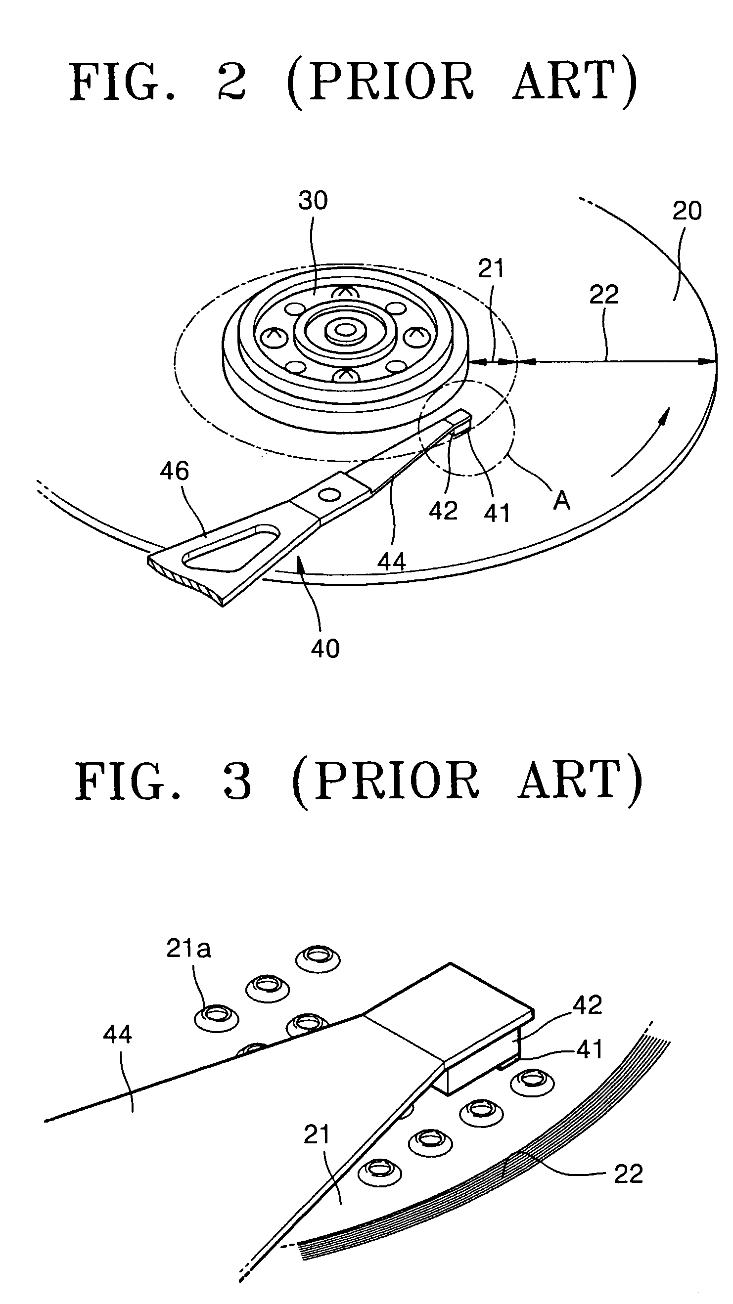 Magnetic head parking system of hard disk drive