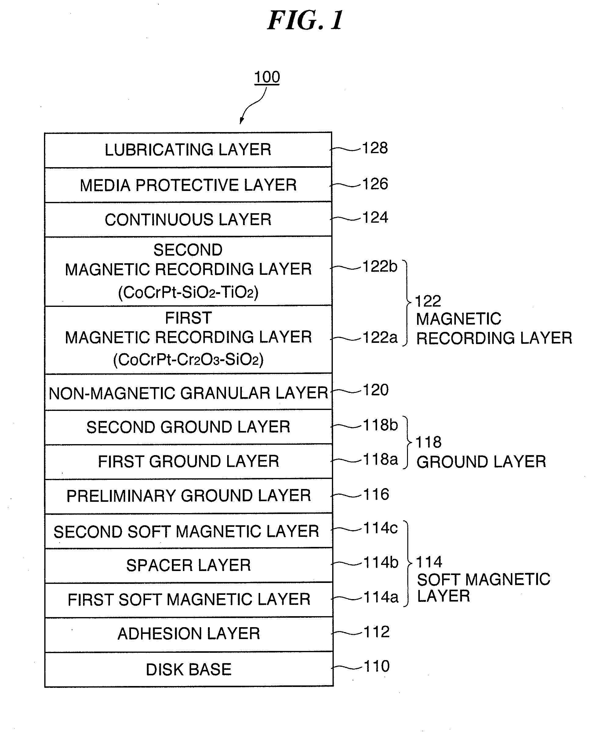 Method of producing a perpendicular magnetic recording medium and perpendicular magnetic recording medium