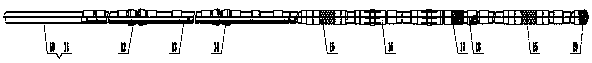 Reverse filling multi-layer sand control pipe string at the bottom of an open hole horizontal well and its method