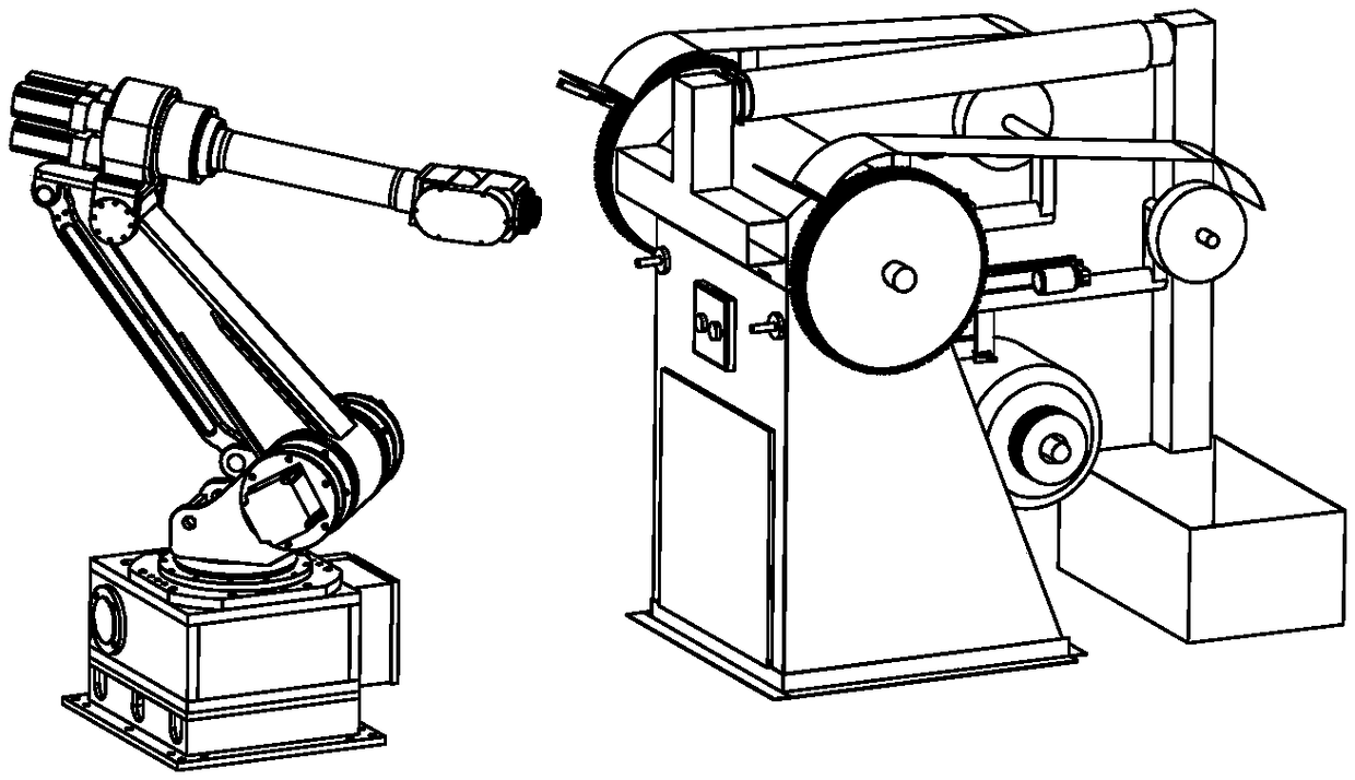 Environment-friendly dust removing, polishing and grinding machine