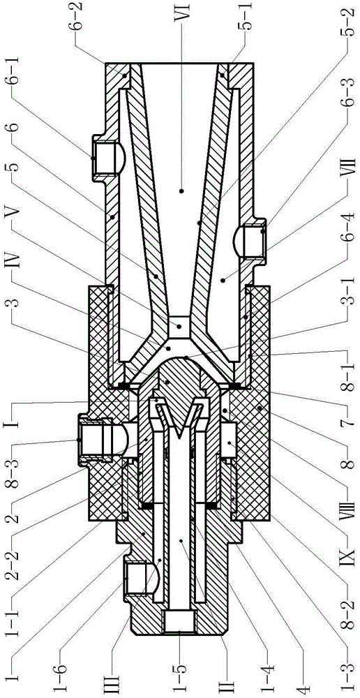 Cathode cooling structure of plasma spraying gun