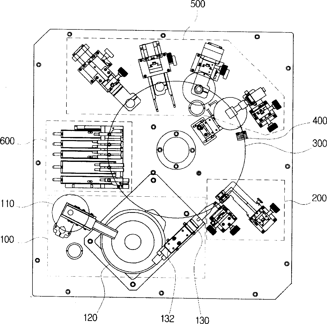 Electronic component detecting system