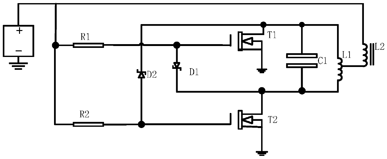 Complementary symmetrical self-excited push-pull converter