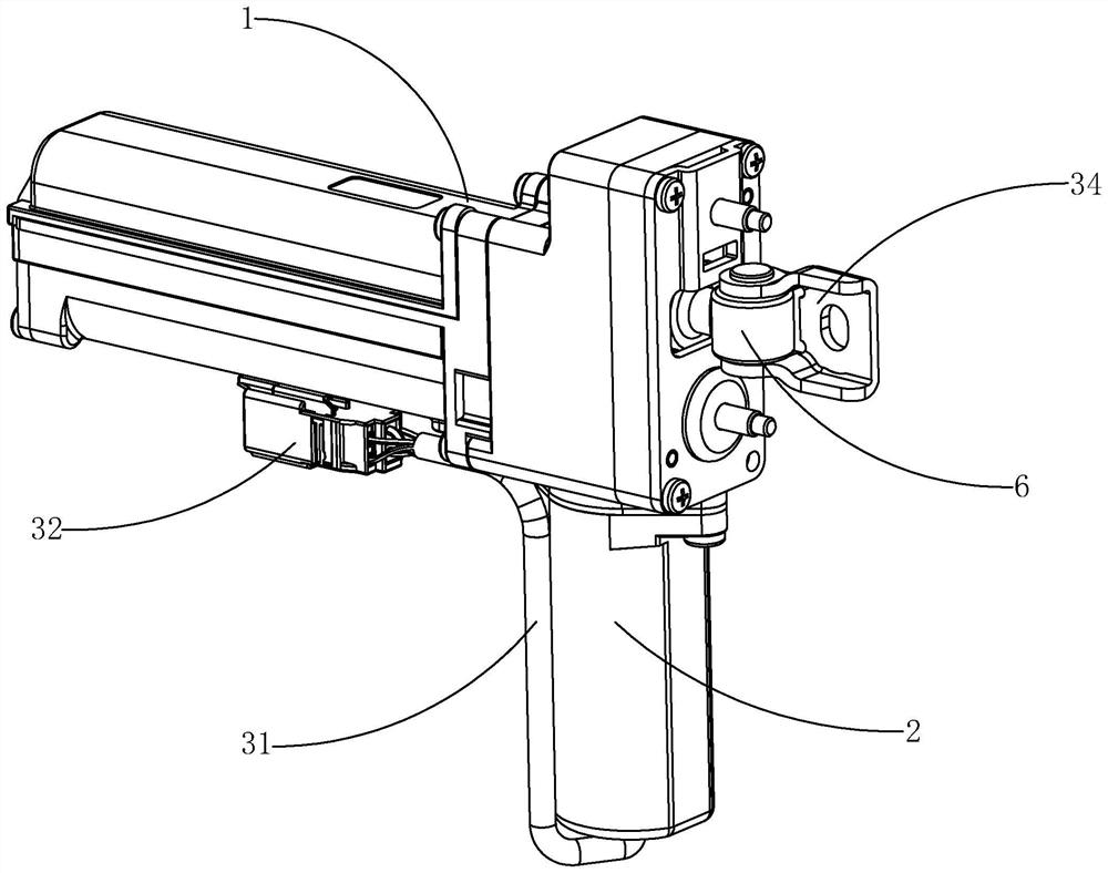 Novel automobile electric side-opening door driver