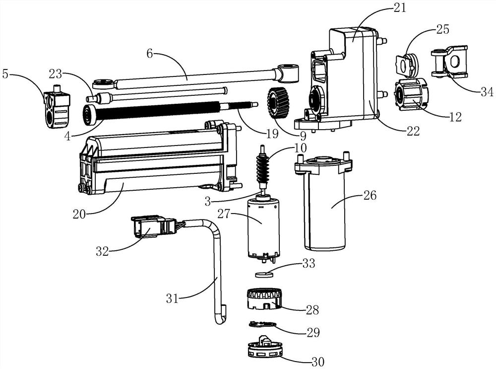 Novel automobile electric side-opening door driver