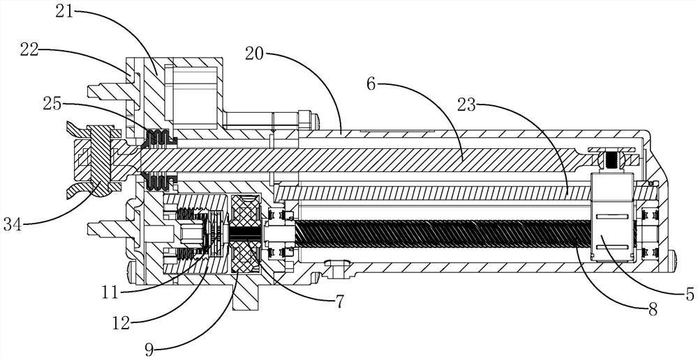 Novel automobile electric side-opening door driver