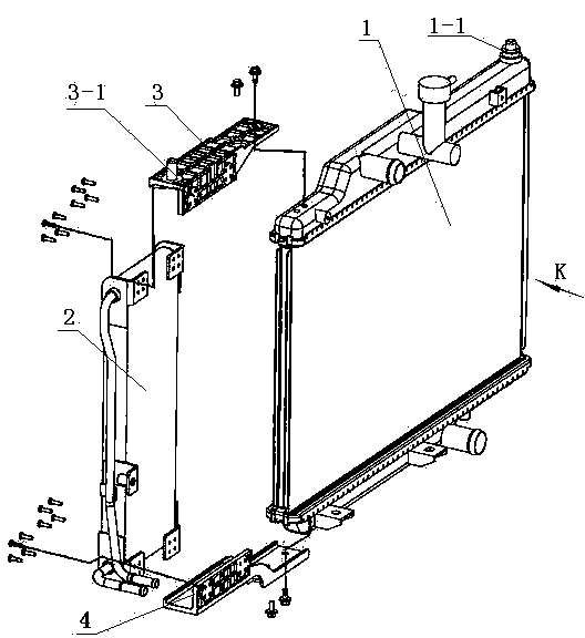 Infinitely variable speed oil cooling radiator