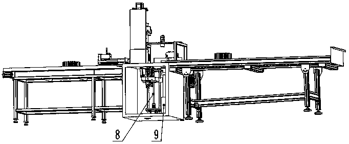 Gear finish machining grinding positioning mechanism