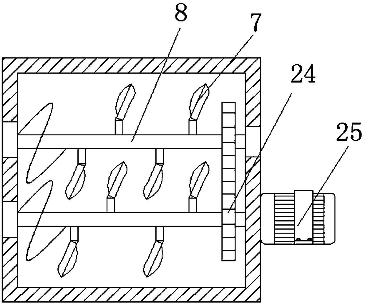 High-environment-friendliness medical waste processing device for cardiovascular post-operation