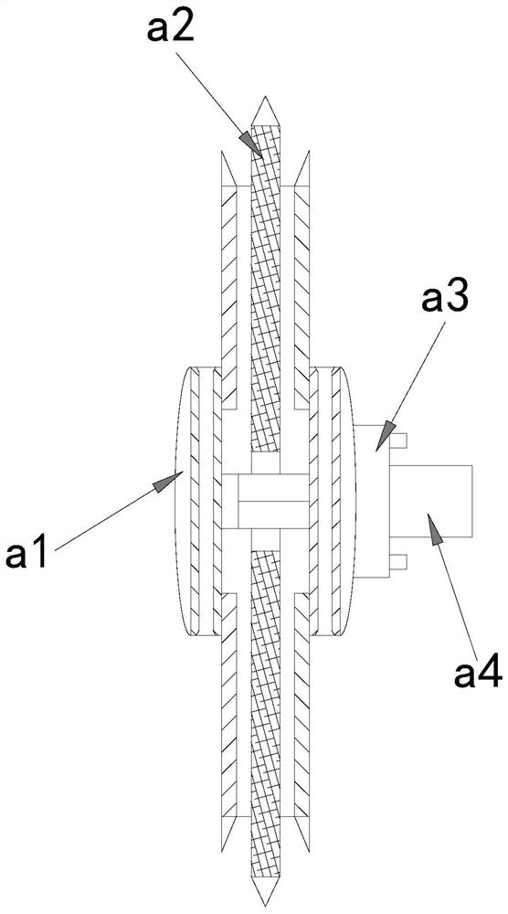 A kind of string cutting equipment used for birch board juice separation recovery treatment