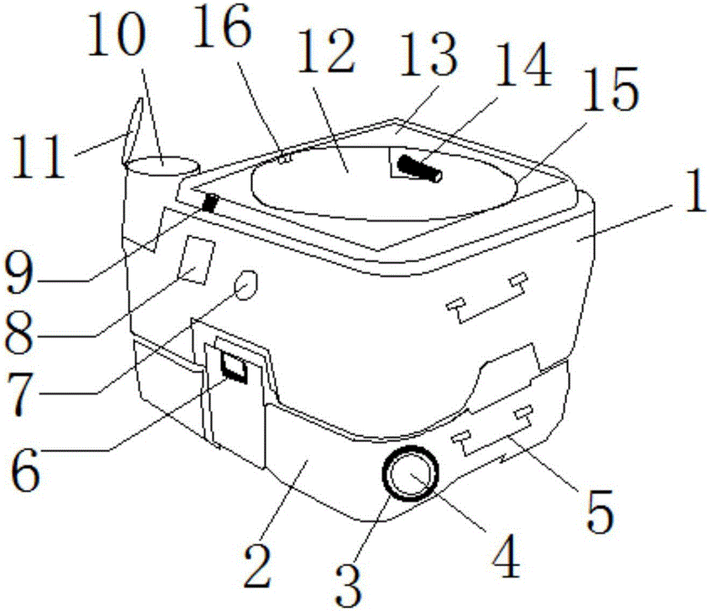 Movable multifunctional intelligent toilet bowl