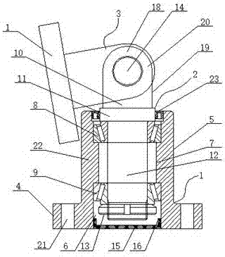 Large-freedom-degree universal hinge