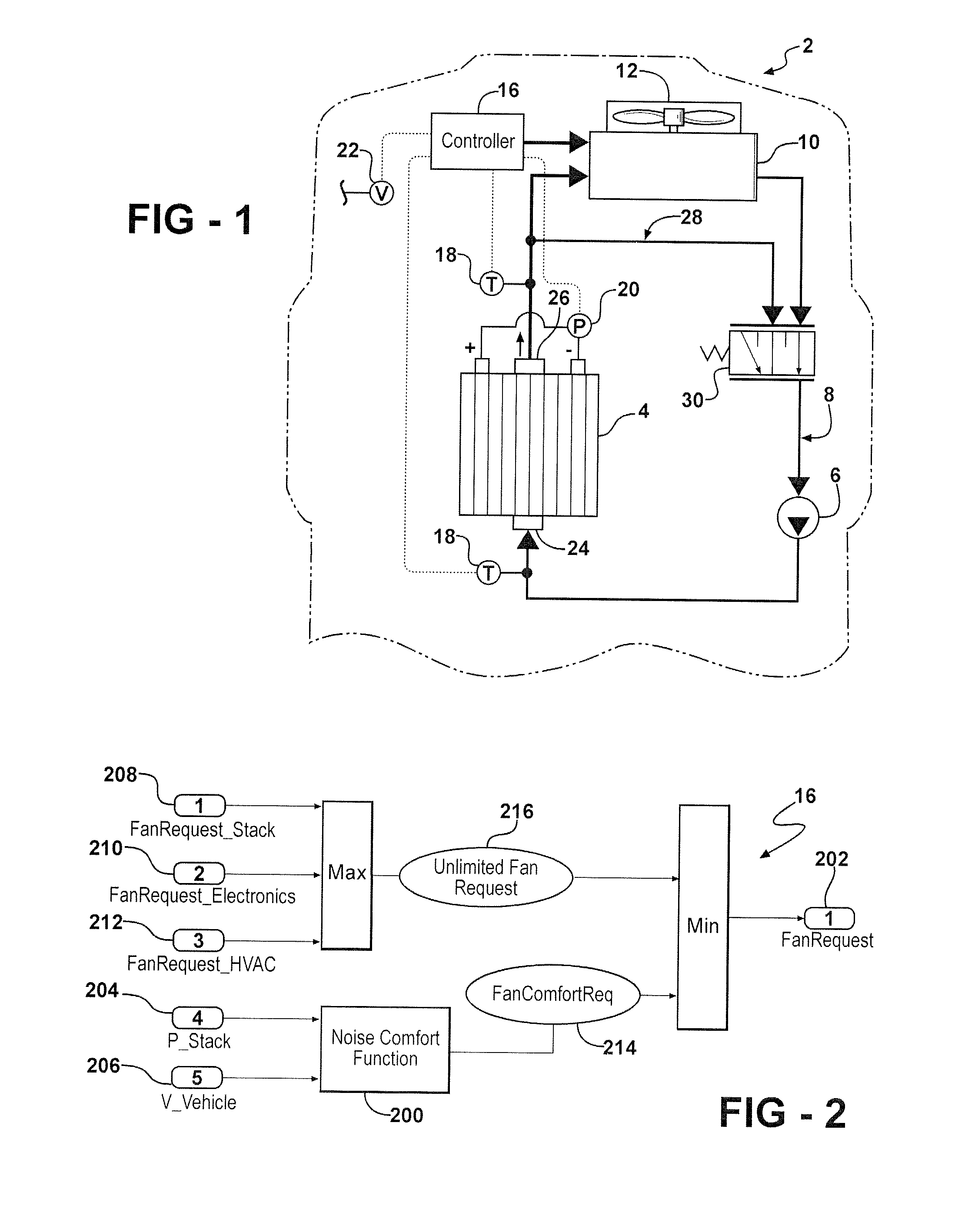 Noise-comfort function for cooling systems with proportional variable speed fans