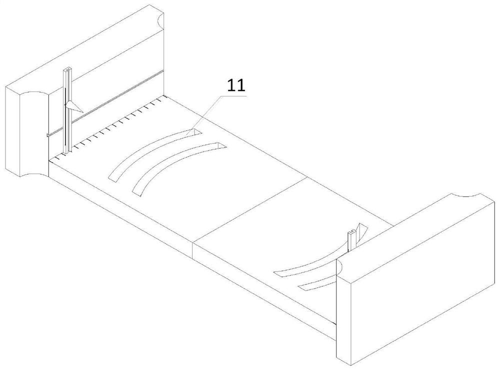 Rotatable double-layer plate tensile test device