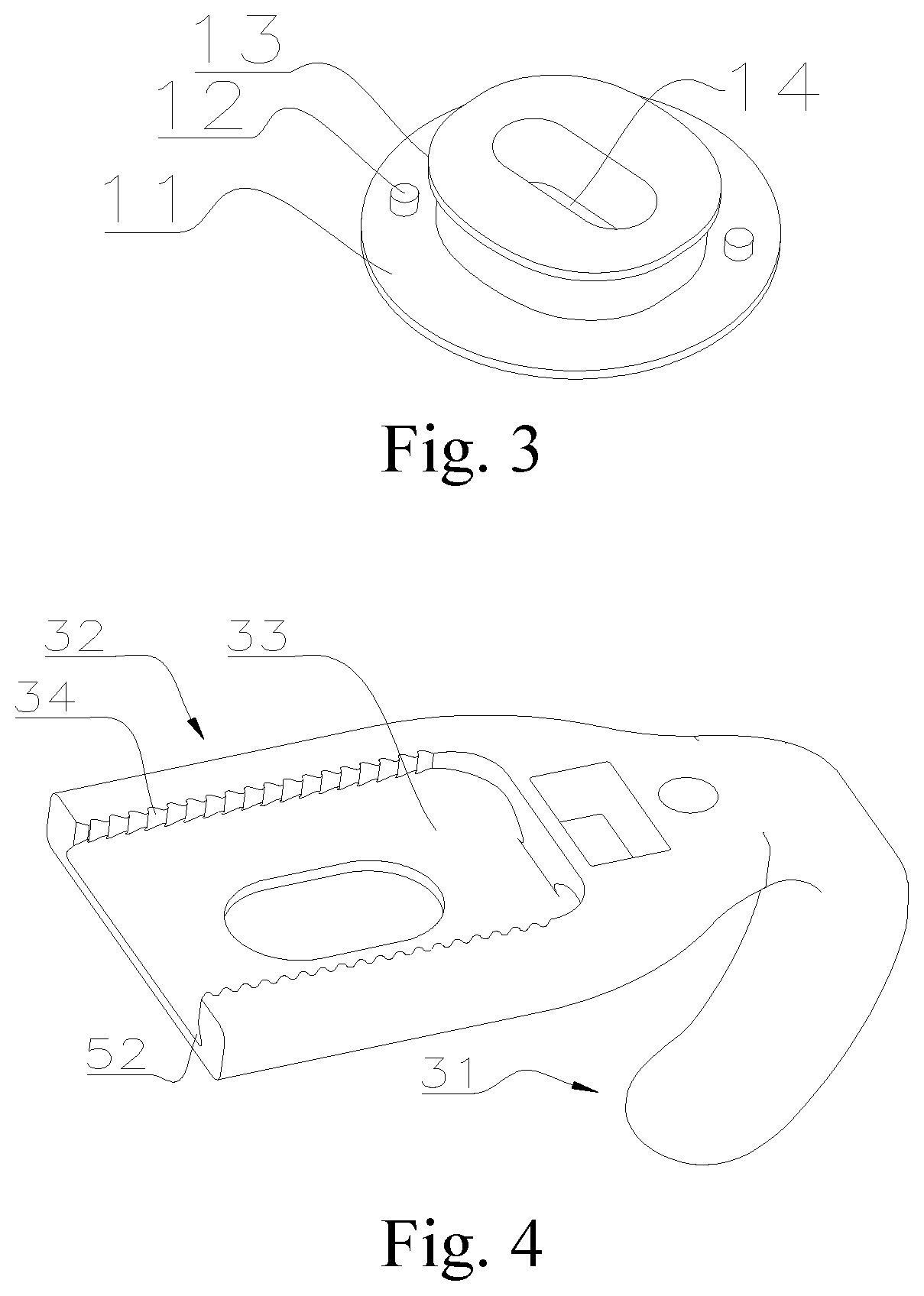 Quick release sternum closing fixator