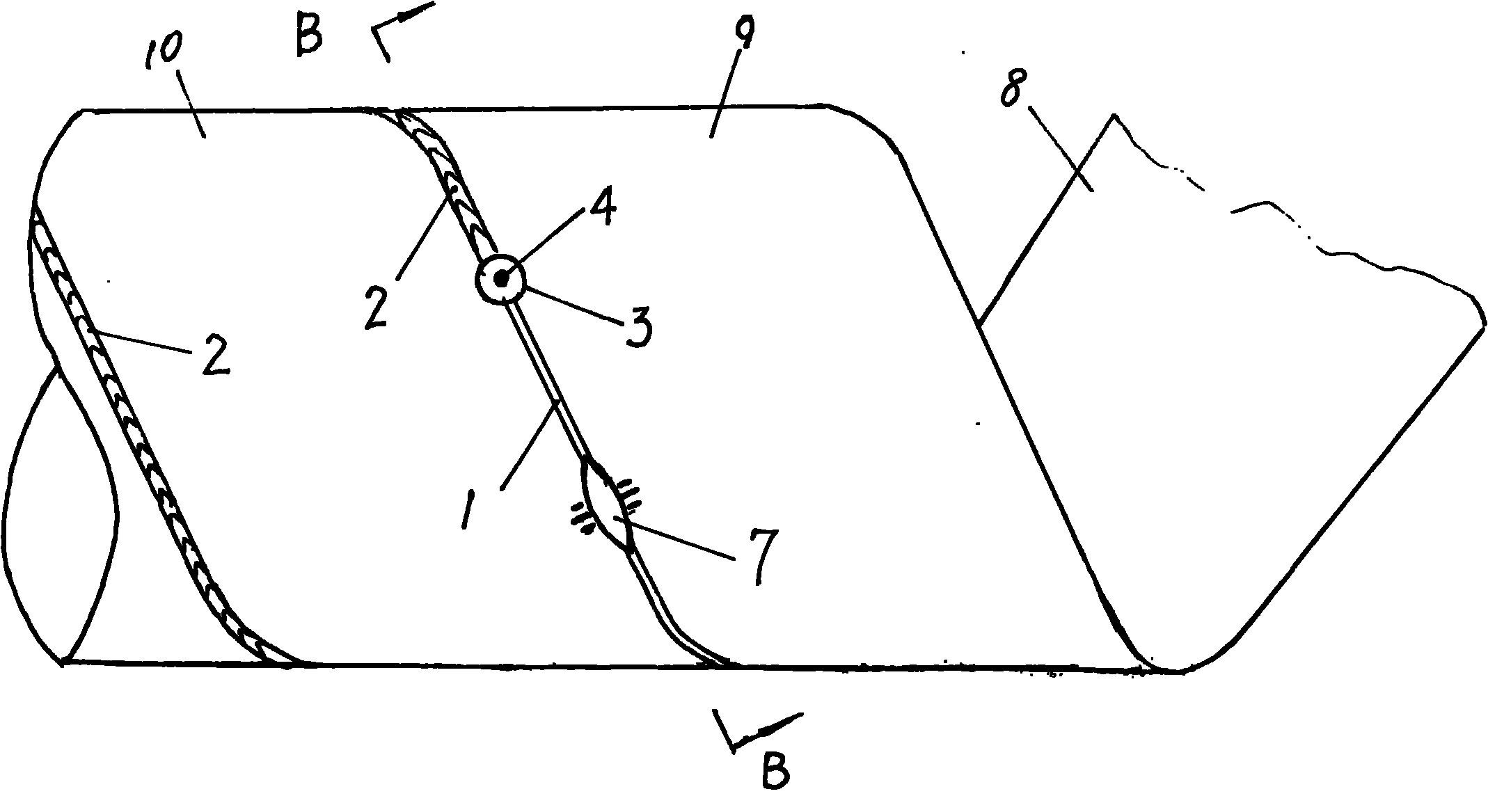 Welding method of spiral steel pipe