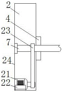 Printing and dyeing vat cleaning device