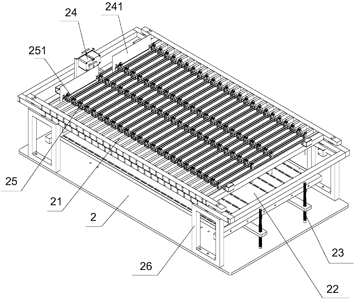 Motor-drive type hot pressing and cold pressing formation clamp equipment of flexibly-packaged power lithium flexibly-packaged battery