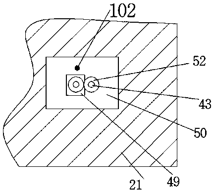 Secondary utilization device after sanitary sewage treatment