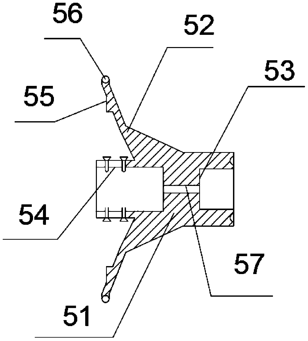 Adjustable core clamp holder