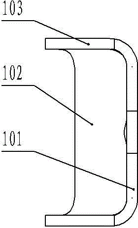 Spring seat plate forming die