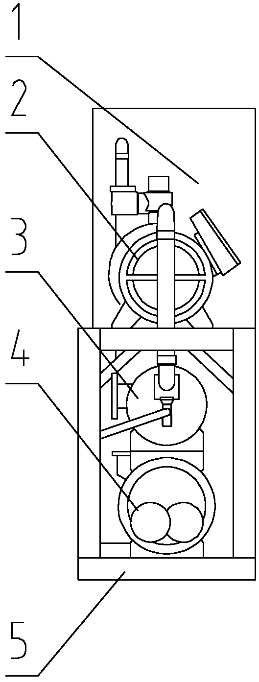 Air-condition structure for ship