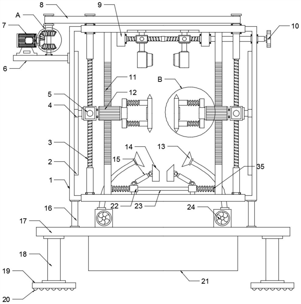 Efficient wood board deburring equipment for building construction