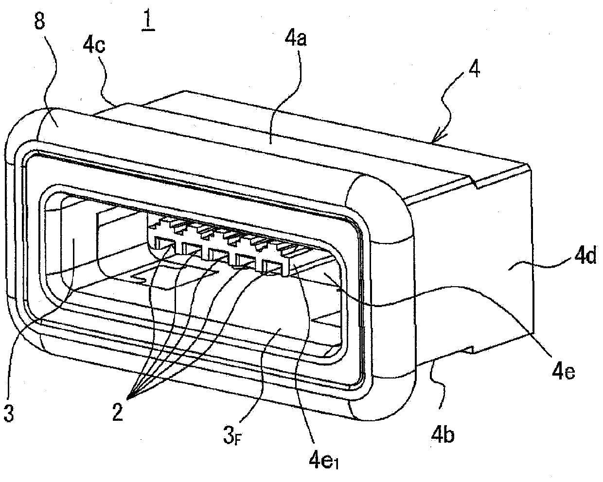 Producing method of water-proof connector