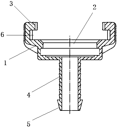 Air pipe quick joint