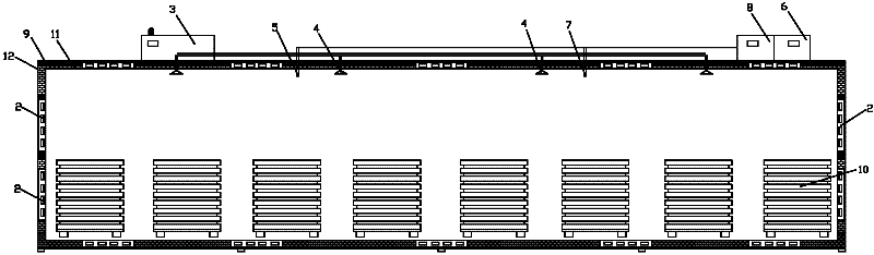 Environmentally-friendly and energy-saving far-infrared automatic temperature control concrete curing system