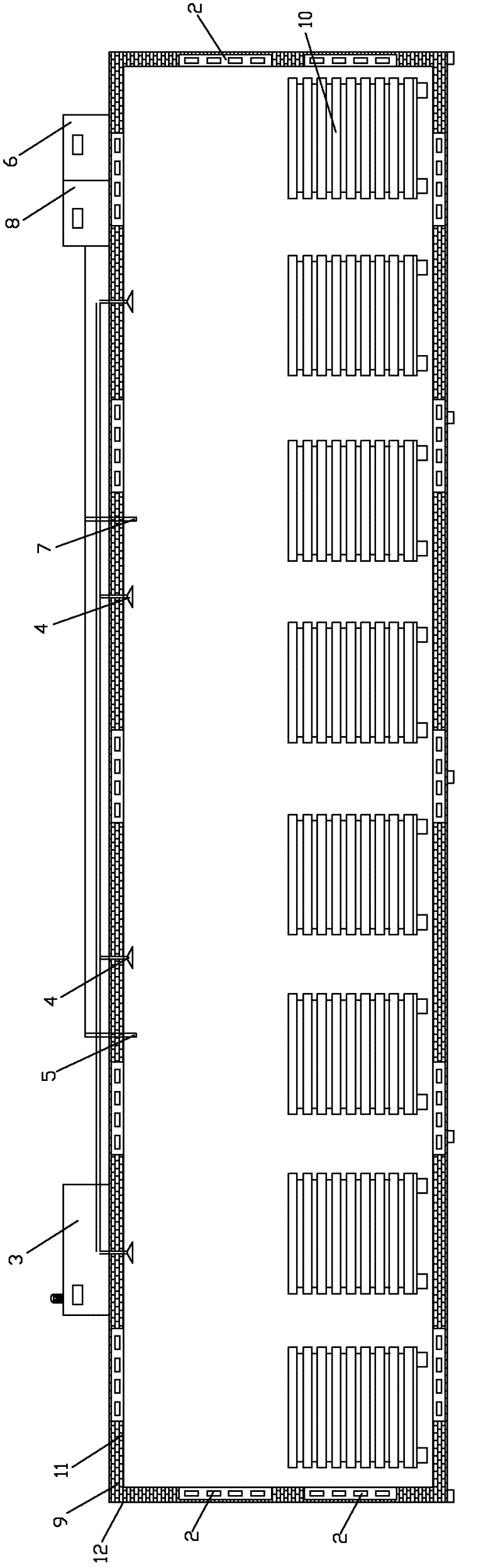 Environmentally-friendly and energy-saving far-infrared automatic temperature control concrete curing system