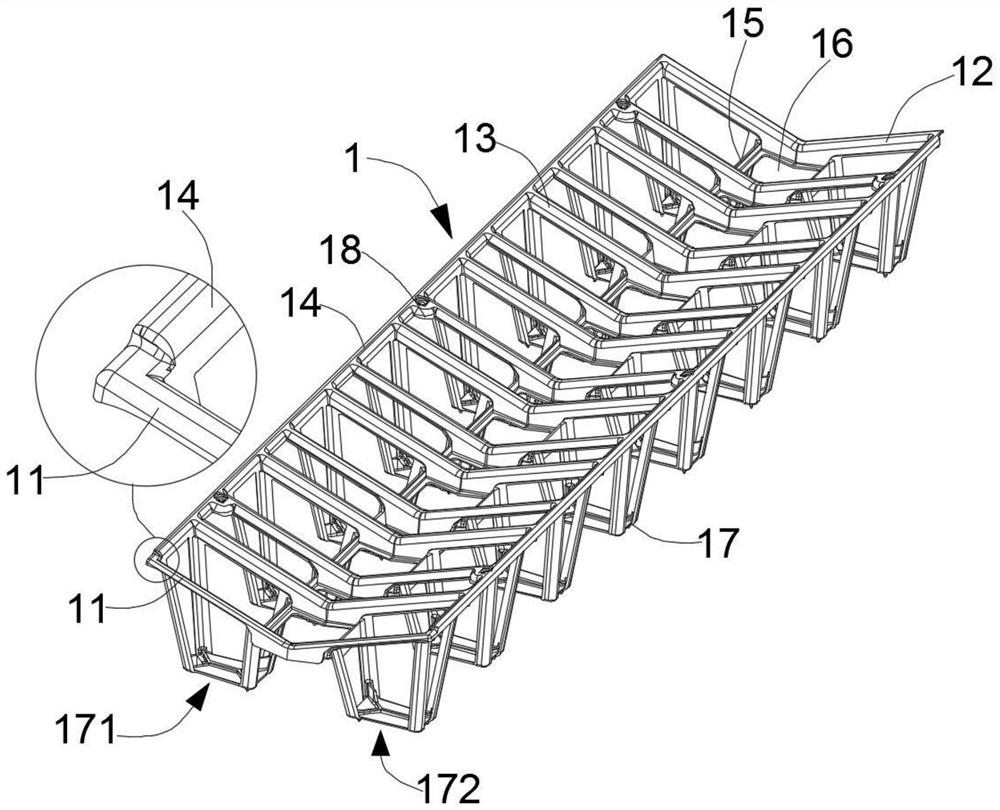 Supporting device for crop planting