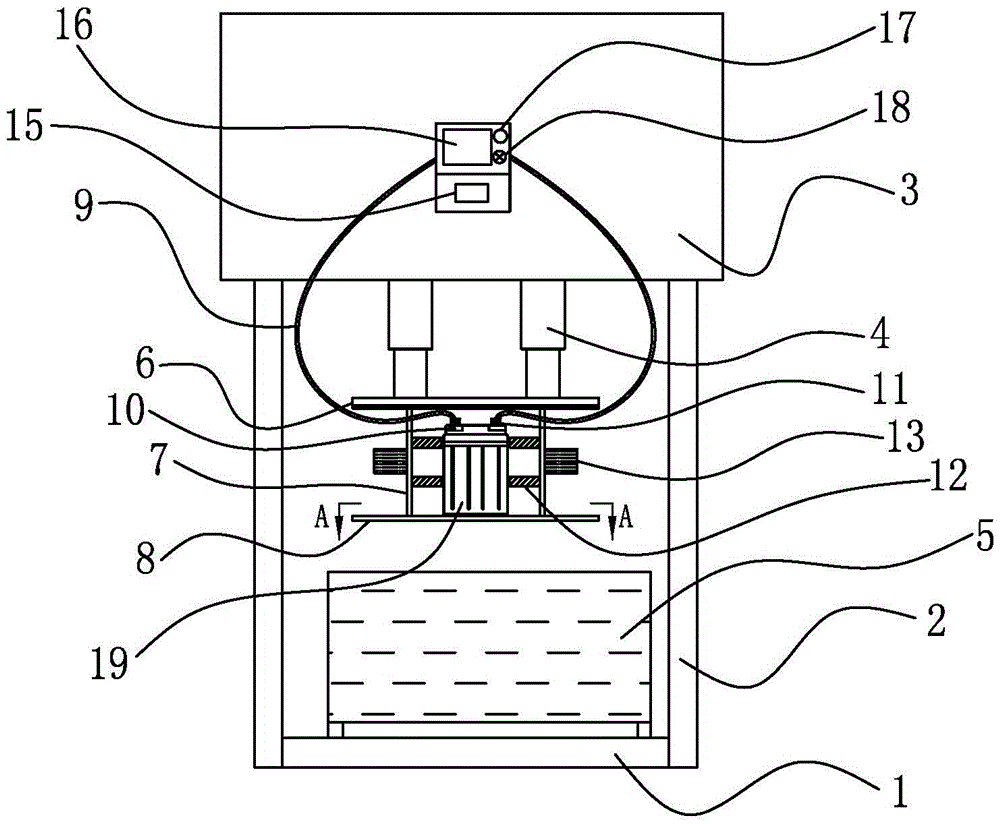 Sealing tightness testing device for high-performance battery