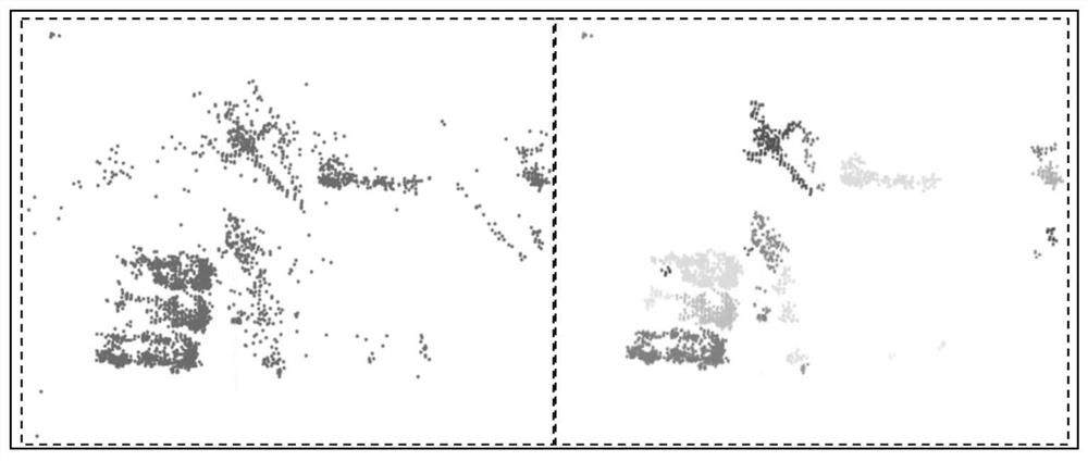 Millimeter-wave radar environment map construction method and device based on clustering algorithm