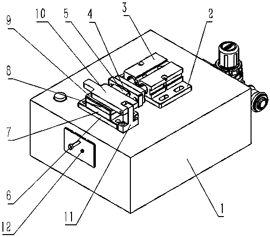 Pin cutting device for electronic element