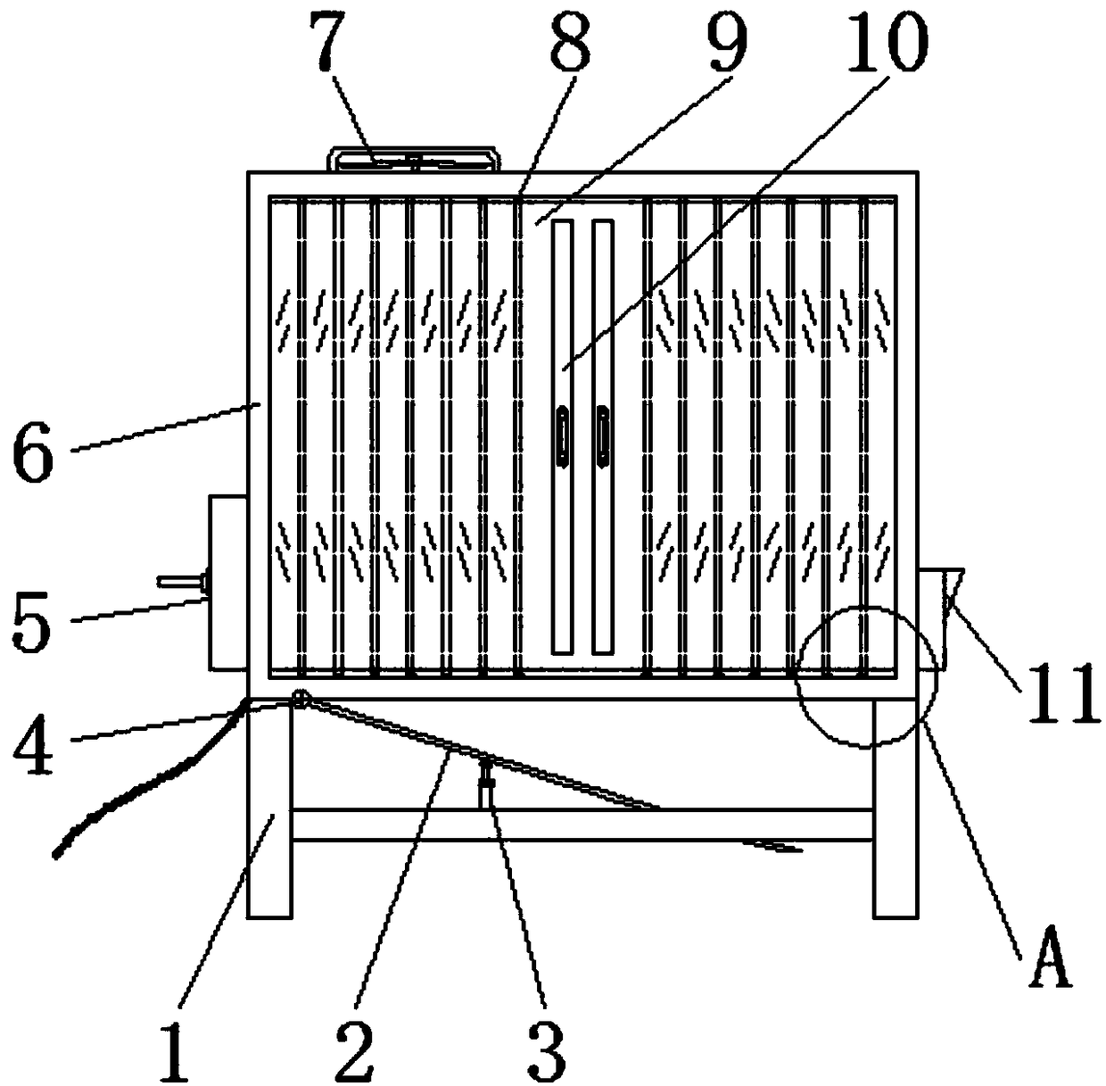 Poultry breeding box convenient to use