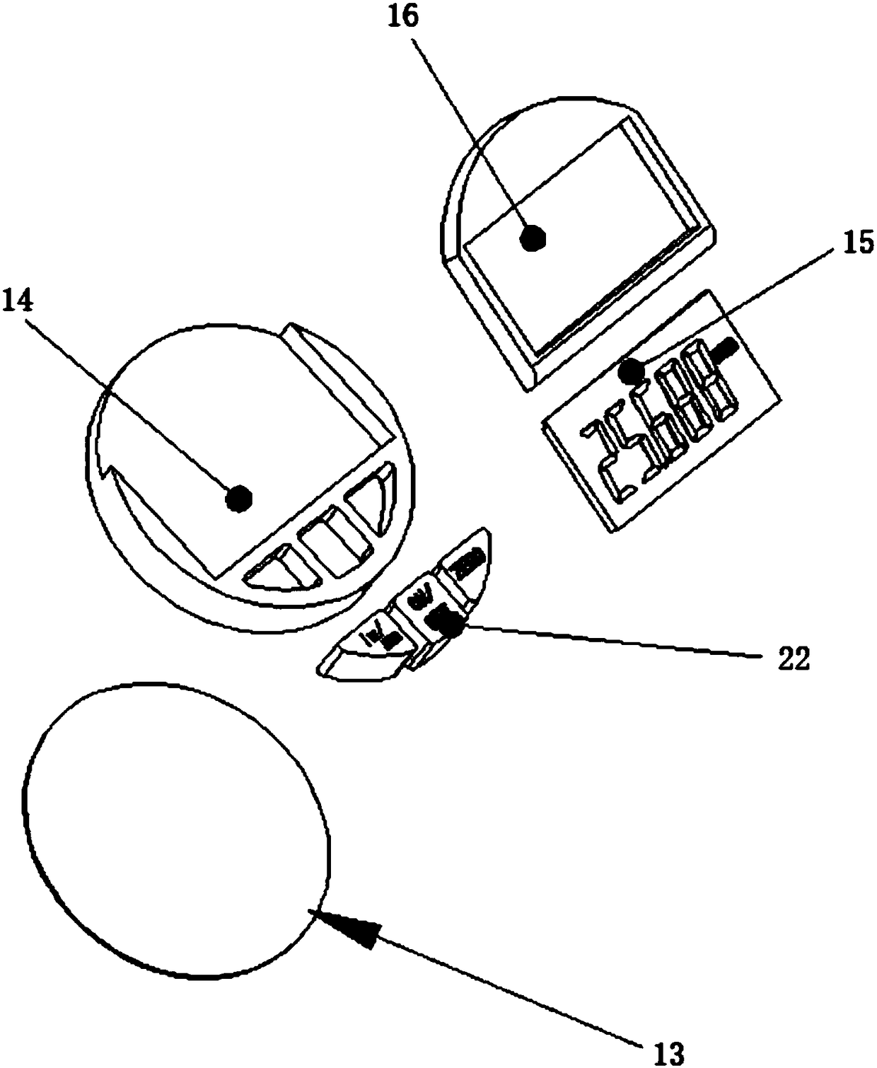 Rotatable digital display dial gauge