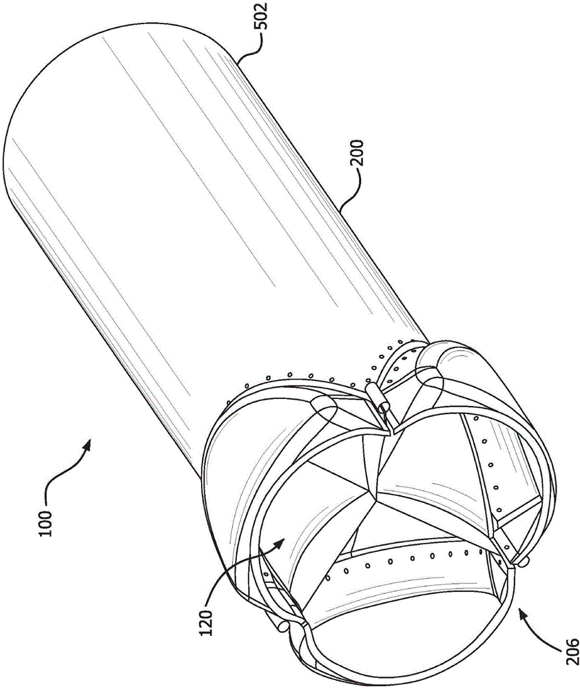 Valved conduit