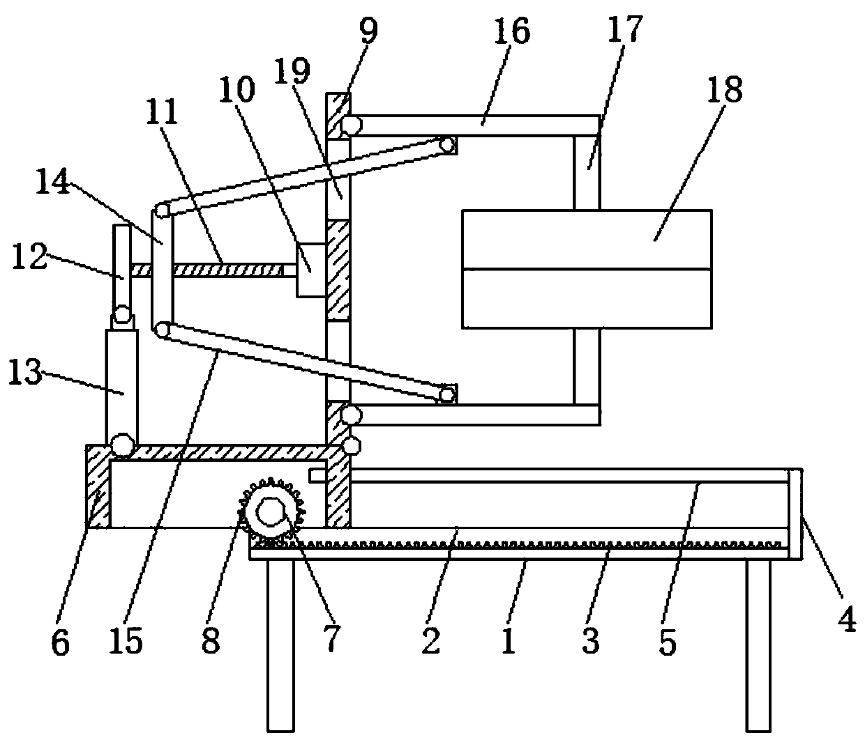 Urea nozzle injection mold convenient for blanking